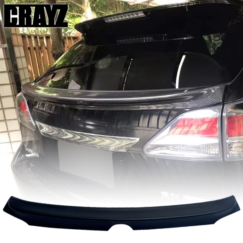 

Black Diffuser Tail Wing Back Trunk Auto Part Rear Spoiler For Lexus RX270 RX350 2010-2014 Material Primed