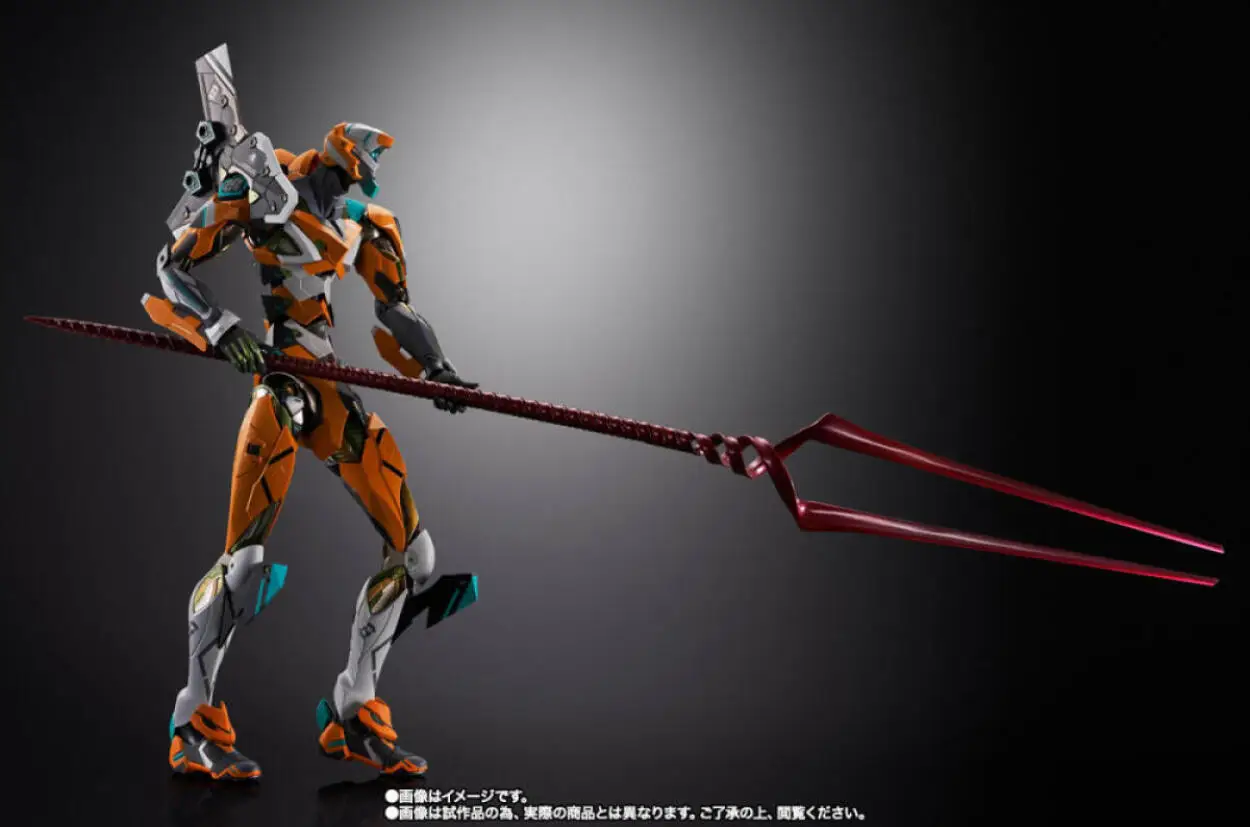 Genuine In Stock BANDAI METAL BUILD Evangelion Unit-00  (Kai) 30th with the Spear of Longinus Figure Anime Model Action Toy