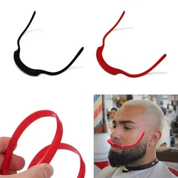 Beard Modeling Ruler Shaping Styling Tools Template Lineup Edge Up Cut Trimmer Stencil Barber Supplies Hair Trim Mustache