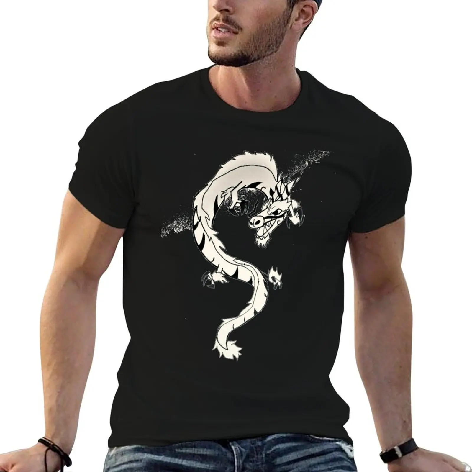 Fierce Dragon T-Shirt Standard Fit Solid Tee Shirt