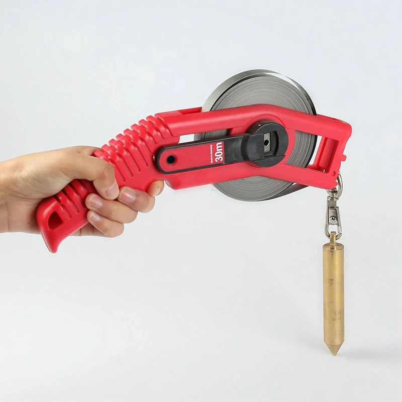 1 Piece Carbon Steel Tape Measure 10/15/20/30 Meters Oil Tank Measuring Ruler for Measuring The Depth Of Oil In Vessels