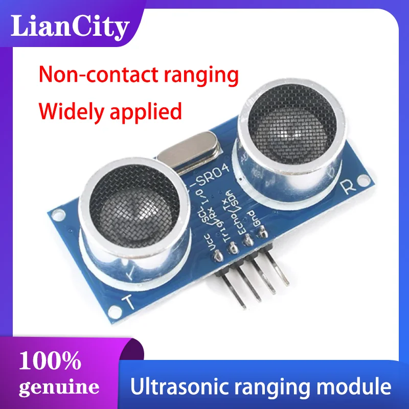 

HC-SR04 Ultrasonic ranging module Ultrasonic sensor Support compatibility with UNO Suitable for Arduino smart car obstacle avoid