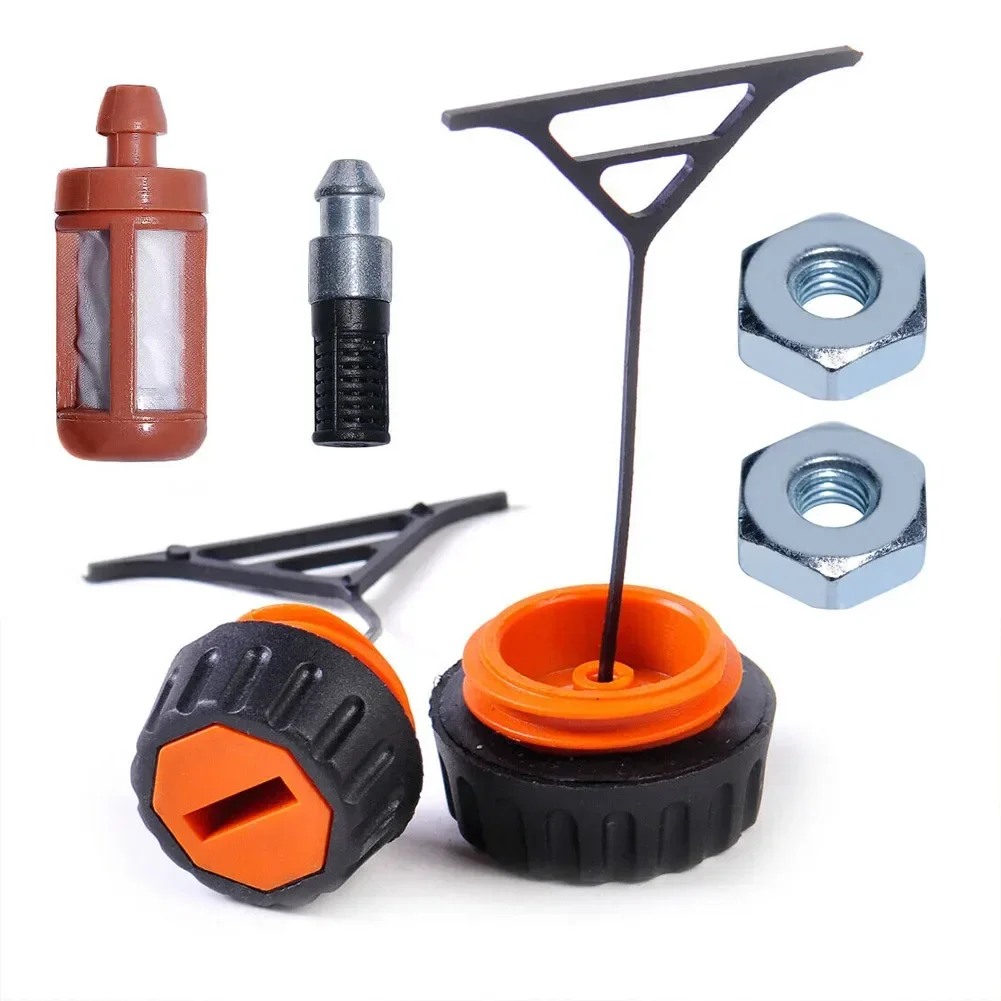 2PCS Oil Cap Spare Parts For Stihl 026 020 023 024 025 028 029 034 036 038 Chainsaw Garden Power Tool Replacement Accessories