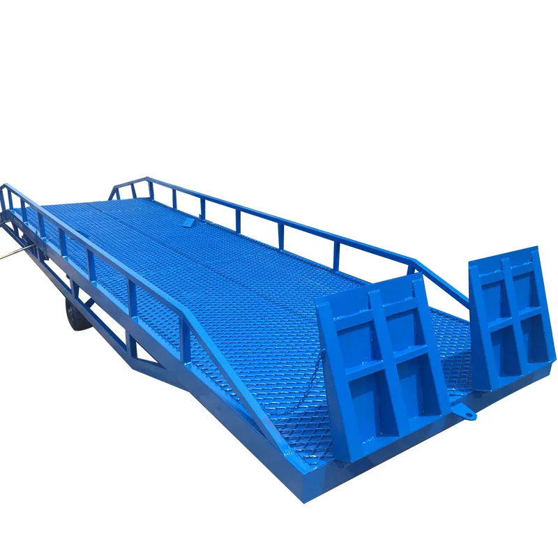 Easy Operation load dock warehouses mobile load ramp  6-15t load ramp container