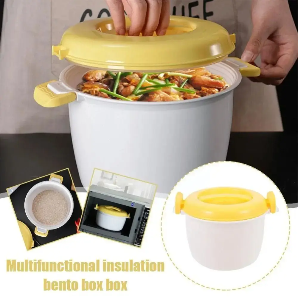 Mikrowelle Reiskocher Dampfgarer Topf Pastamaker Ofen Gemüse Kochgeschirr Kochen Suppe Drucktöpfe Schüssel Mikro Gemüsebehälter