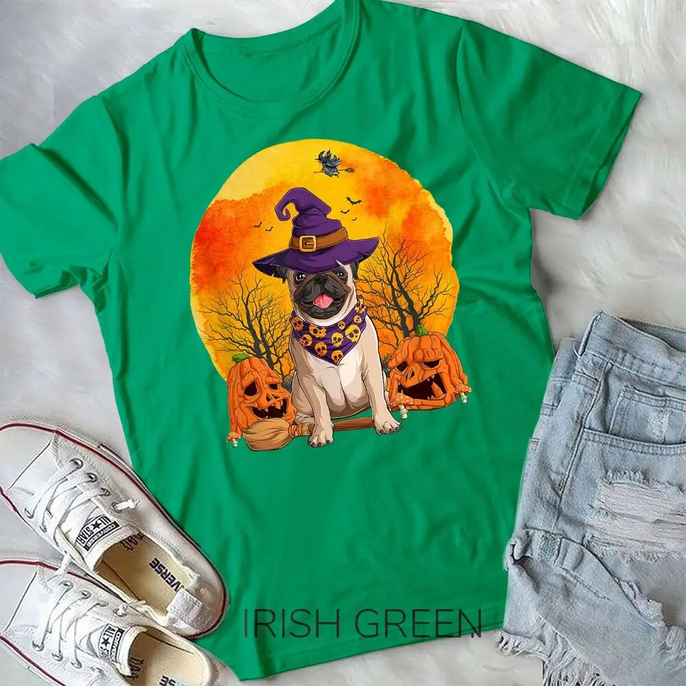 Funny Halloween Costume Dog Halloween Pug Dog Lover T-Shirt Unisex T-shirt