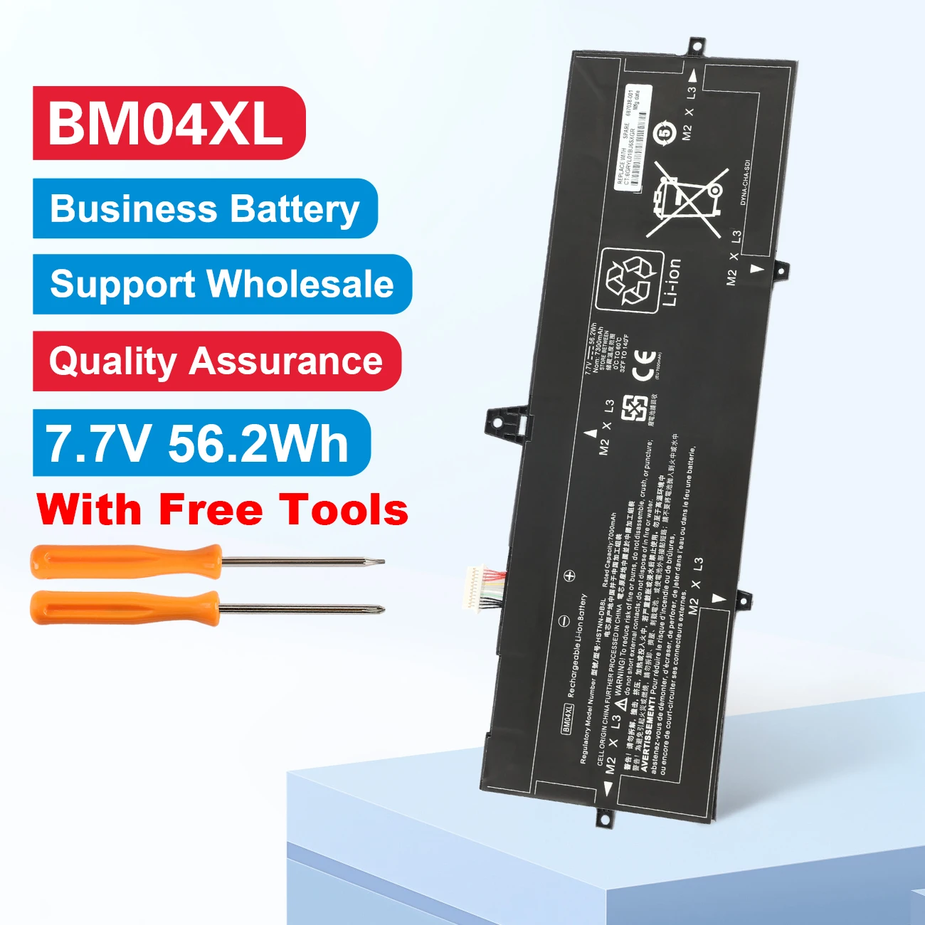

KingSener BM04XL Аккумулятор для ноутбука HP EliteBook x360 1030 G3 G4 серии HSTNN-DB8L HSTNN-UB7L L02031-541 L02478-855 7,7 В 56,2 Втч