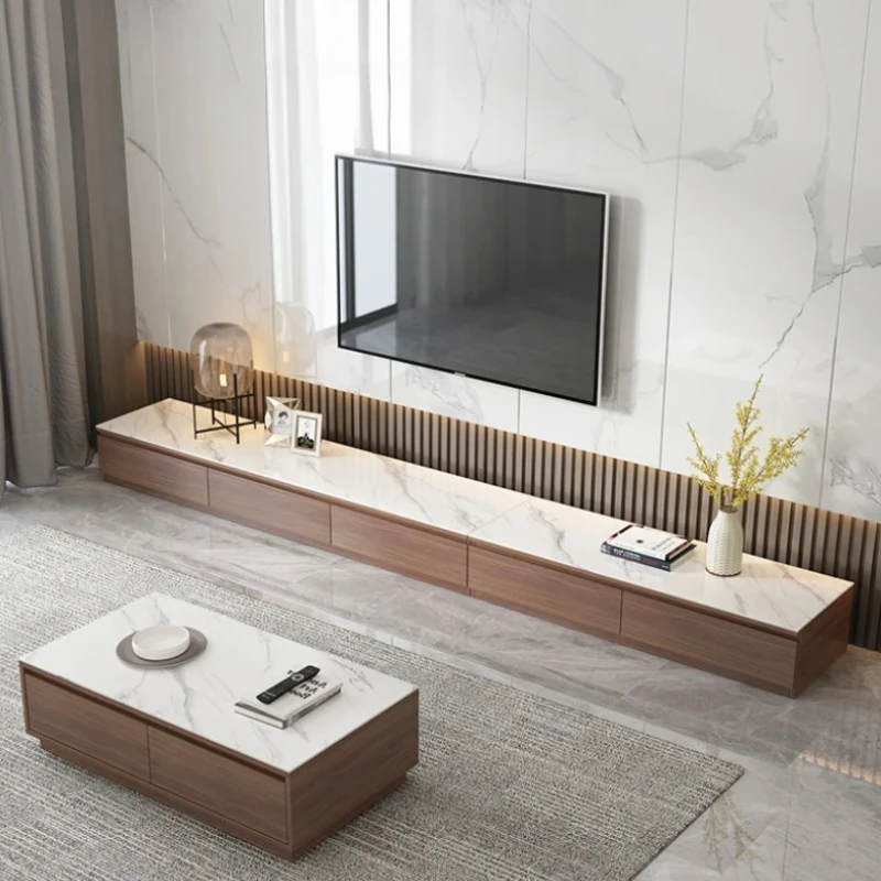 

Simple Modern Floor Tv Caninet Storage Light Luxury Home Living Room Tv Cabinet Coffee Table Set Mueble Para Televisor Furniture