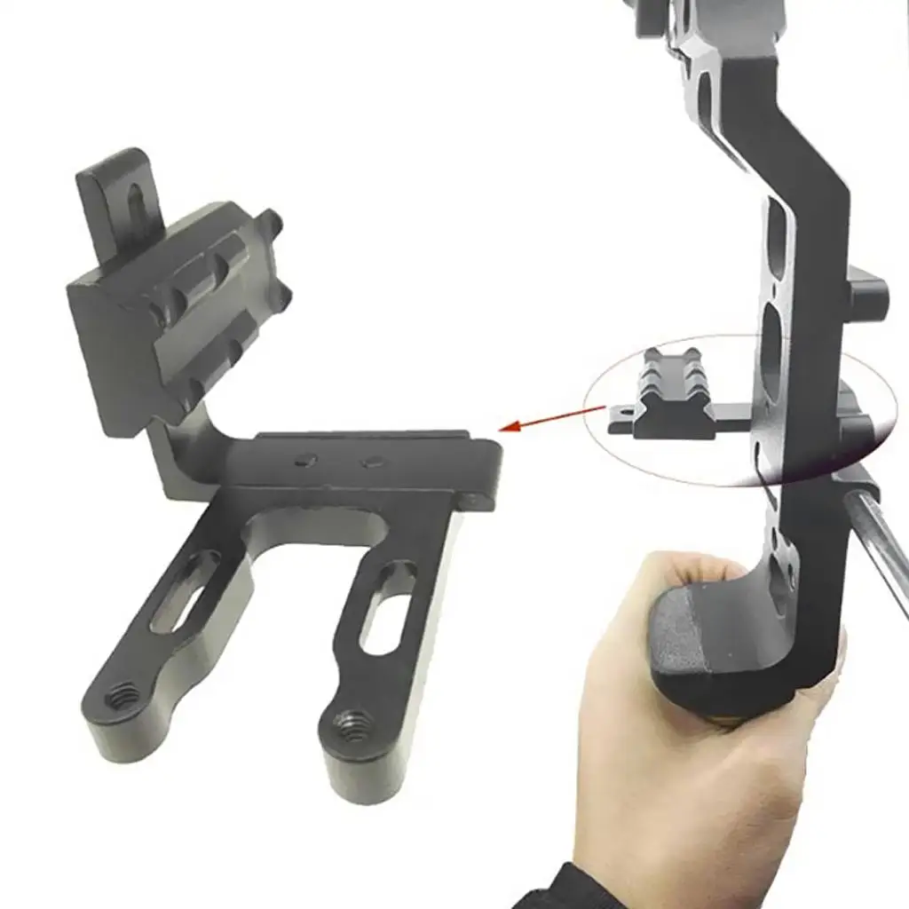 

Aluminum Bow Sight Mount Bracket Adjustable Archery Viewer Compound Bow Scope for Archery Equipment