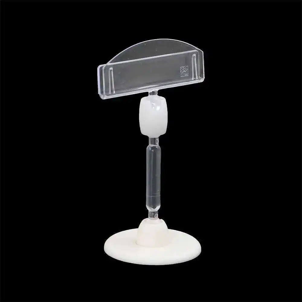 Pop Advertising Price Tag Display Office Name Card Note Memo Clip Sticky Base Wall Amount Sign Label Holder Clamp Desk Sign Rack
