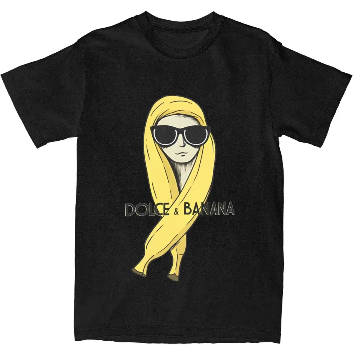 Haikyuu T Shirt Dolce And Banana Cotton T-Shirts Peel the Glamour Leisure Tee Shirt for Men Summer Y2K Casual Design