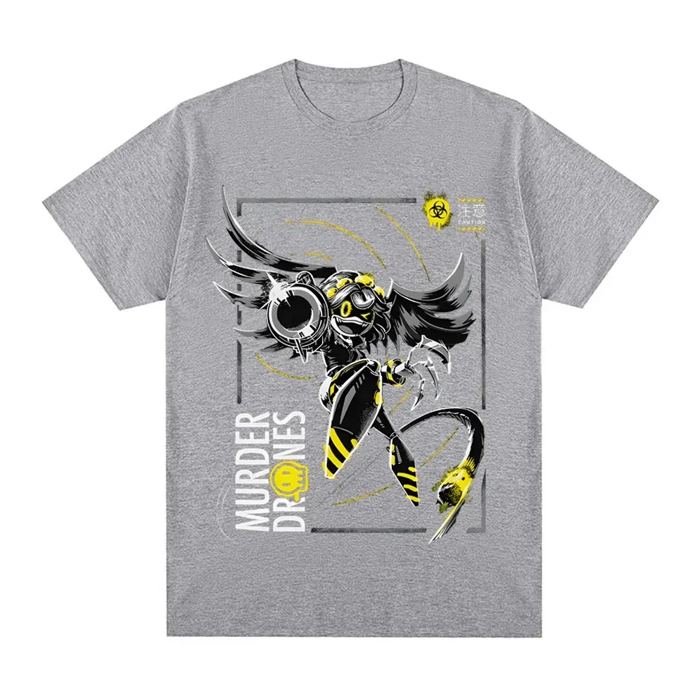 Ready To Kill T-Shirt New Style MURDER DRONES Comic Graphic Print T-shirt Men Women O-neck Cotton Oversized Top Summer New Tee