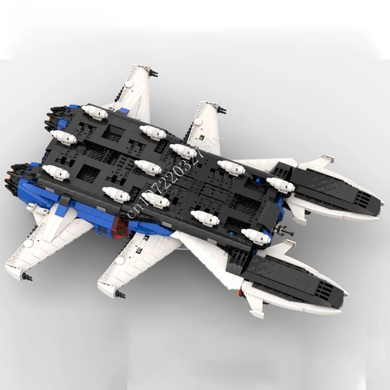 6543 Uds UCS defensor de congelación profunda guerra espacial militar MOC nave espacial batalla BuildingBlock arquitectura DIY modelo educativo juguete para regalo