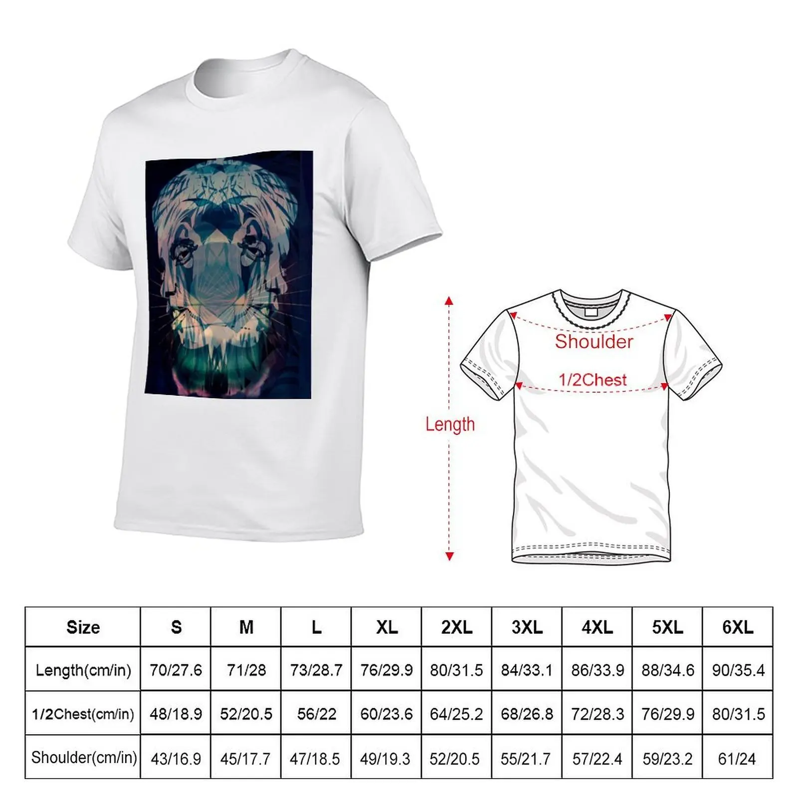 Yolandi symmetrical T-Shirt t shirts for man pack cotton anime t shirts for man T-Shirt