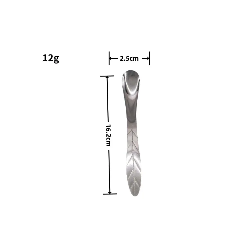 Stainless Steel Long Handle Dumpling Spoon Ice Cream Scoop Coffee Stirring Spoon Dessert Spoon Pick Filling Spoon