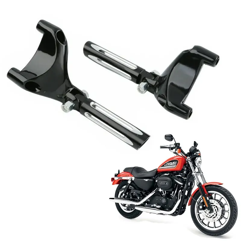 Passenger Footpegs Mount Bracket For Harley Sportster 883 1200 2004-2013 2008 2009 2010 2011 2012 2013 Motorcycle Parts