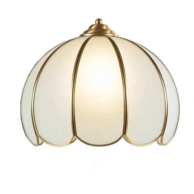 

1PC Tiffany Style Elegent Glass Ceiling Pendant Light Wide Lampshade