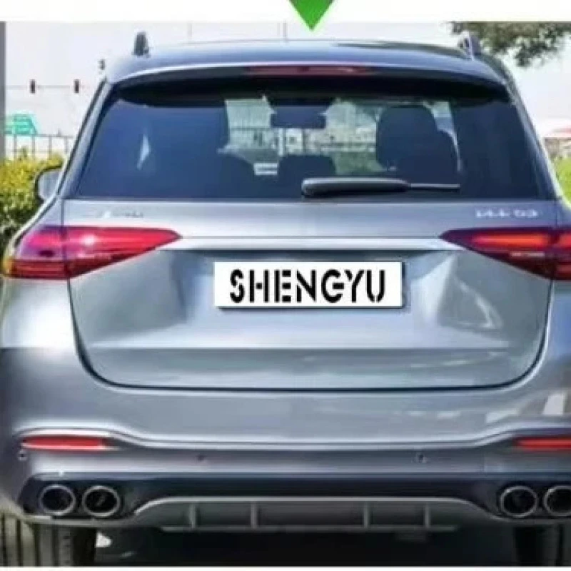 Brand New Car Modified Accessories Bumpers Grille Eyebrows Rear Diffuser Tail Pipes Car Lamps for  GLE W167 19-23 Upgr to 24 GLE