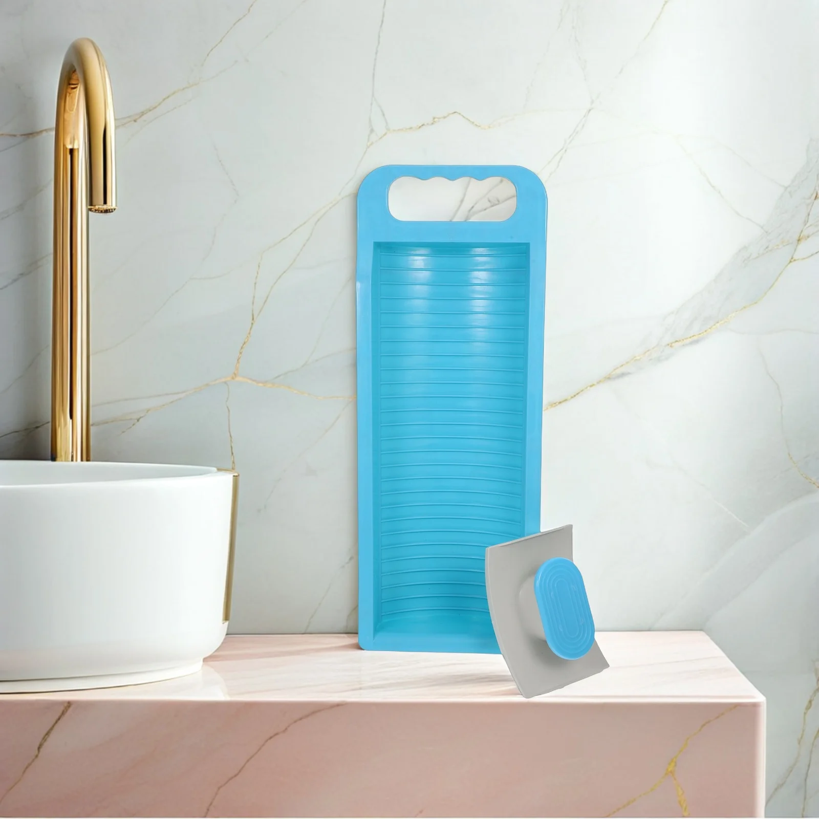 Mini planche à laver en PP Durable, lavage des mains, poignée suspendue, Portable, vêtements de voyage, outil de nettoyage et de récurage