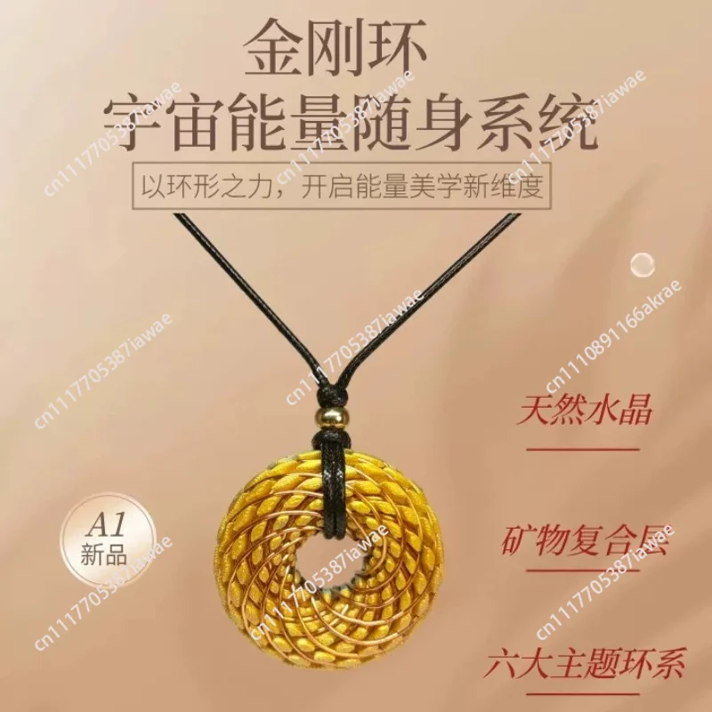 Coil Necklace Pendant | Vortex Field Balances Body and Mind Energy Meditation Yoga
