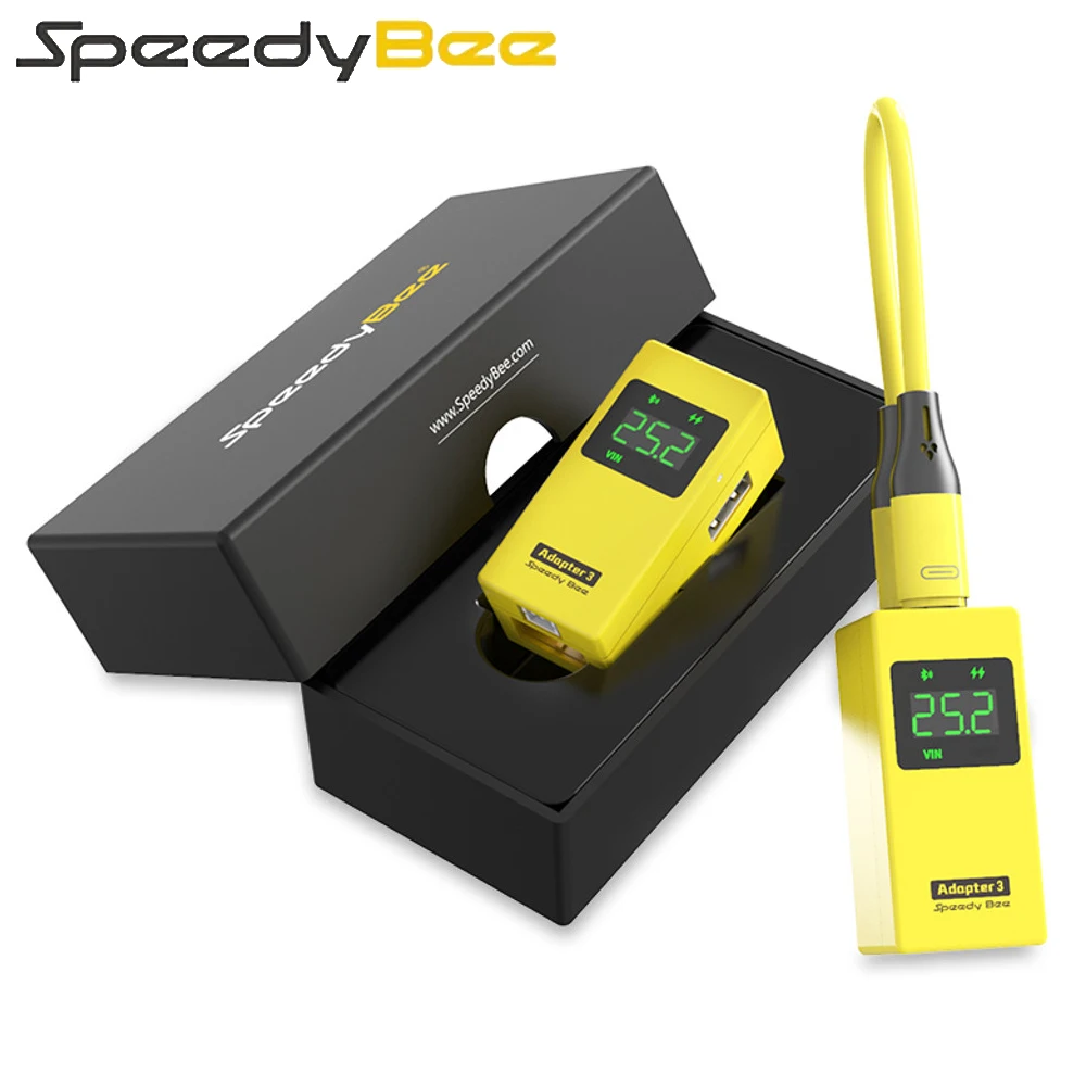 

SpeedyBee Adapter 3 RunCam WIFI Bluetooth Adapter3 Wireless Blackbox Analyzer Firmware Flasher/Configurator Voltage Checker