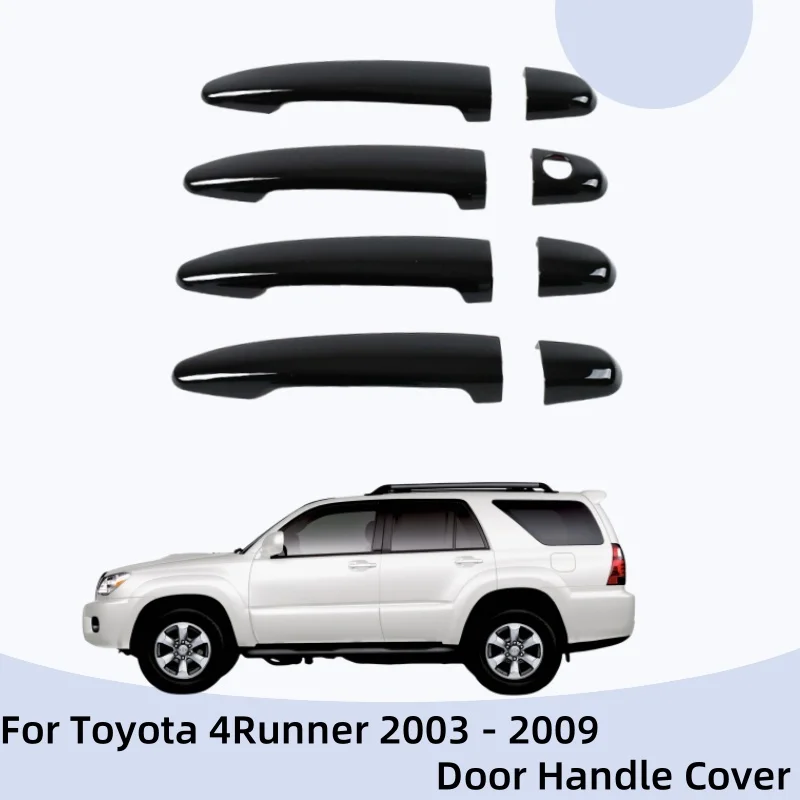 

Car Accessories Exterior Components Decorate Trim Paste For Toyota 4Runner 2003 2004 2005 2006 2007 2008 2009 Door Handle Cover