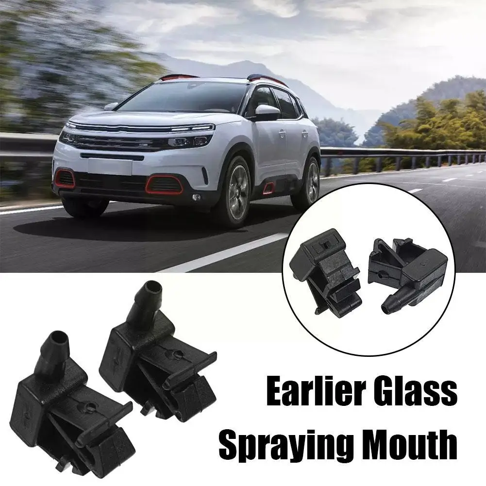 Car Front Windscreen Washer Water Nozzle for Citroen Berlingo B9 DS5 For Peugeot Panch Tepee Windshield Jet Nozzles 6438Z7 T5S1