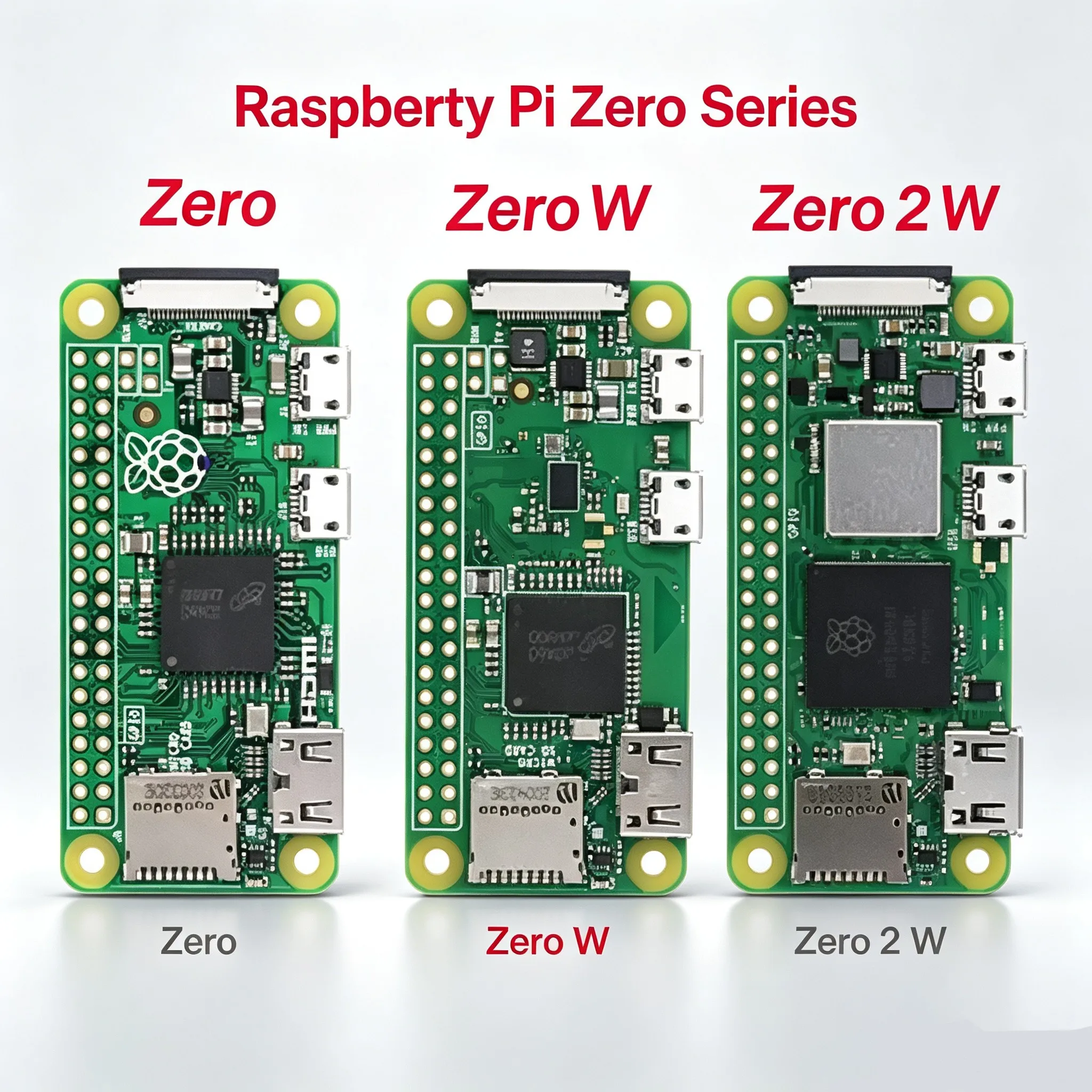 Raspberry Pi  Zero 2 Development Board Zero 2W-Solder Quad-Core 64-Bit-A53 BLE & WiFi,Optional With Pin Header