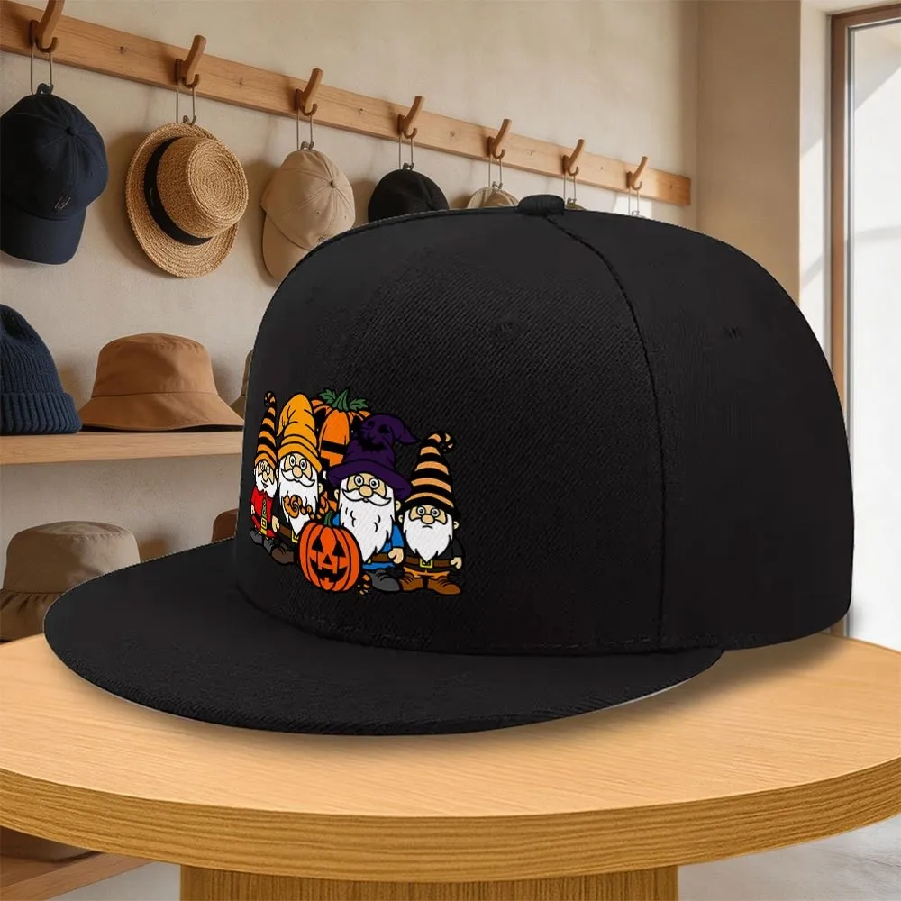 Men'S And Women'S Outdoor Casual Baseball Caps, Halloween Wizard Pumpkin Hats, Hip-Hop Hats