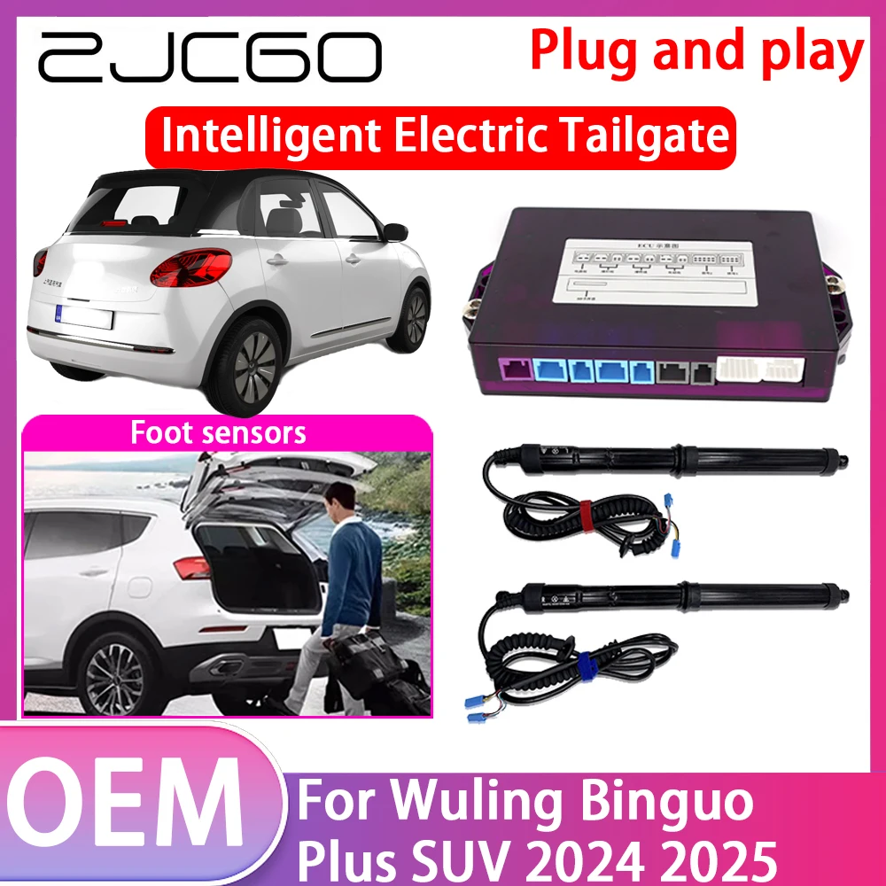 Ascenseur de hayon électrique pour porte de voiture, ouverture du coffre d'entraînement, fermeture en douceur, Wuling Binguo Plus, SUV 2024, 2025