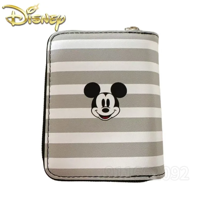Disney Mickey New Women's Coin Purse Luxury Brand Fashion Children's Coin Purse PU Multi-Card Slot Cartoon Cute Mini Coin Purse