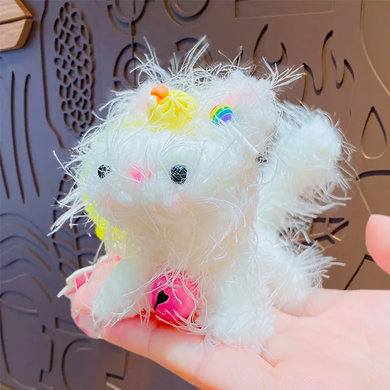 ぬいぐるみクリエイティブぬいぐるみ犬キーホルダーペンダントかわいい漫画ランドセル人形キーホルダーぶら下げ飾り子供のおもちゃ誕生日ギフト