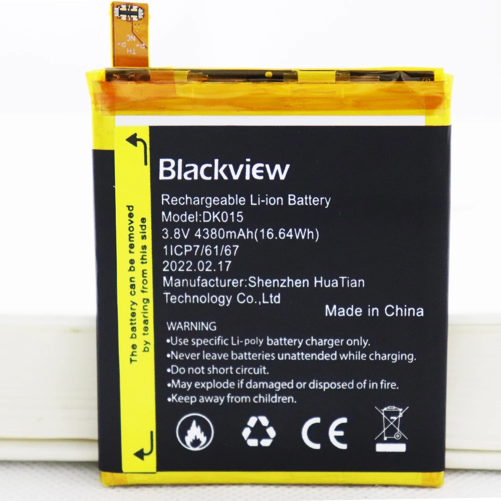 Battery for Blackview BV9900 Pro 4380mAh Bateria 5.84\