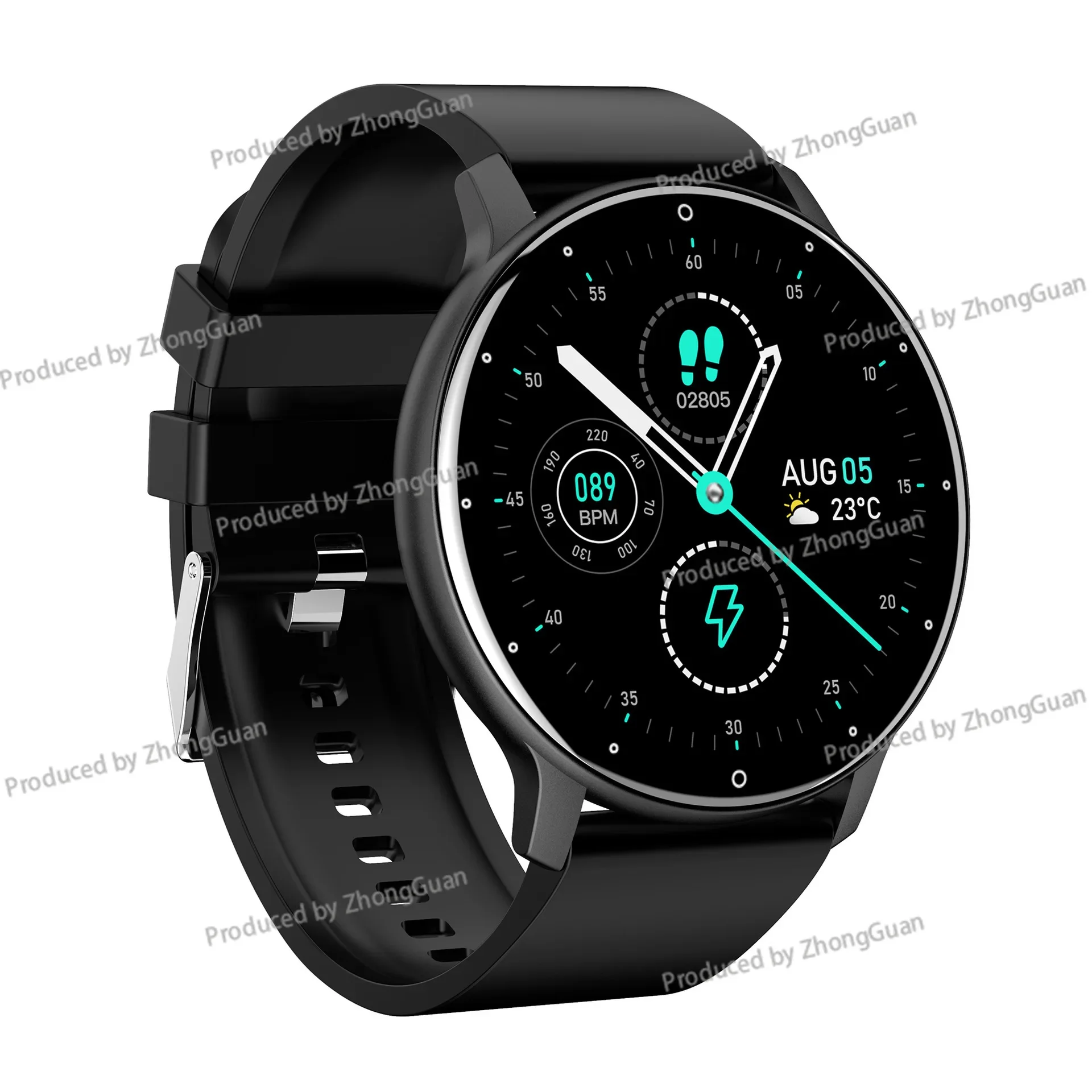 ZL02D Smart Bracelet Information Reminder Touch Screen Heart Rate Blood Oxygen Smart Watch