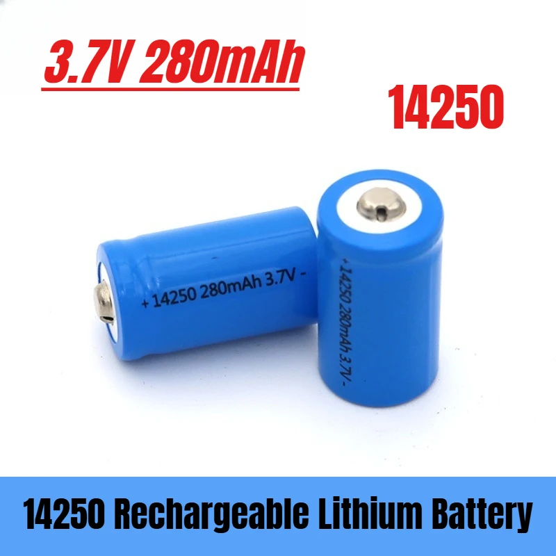 

3.7V 280mAh 14250 Rechargeable Lithium Battery Rechargeable 14250 Lithium Battery