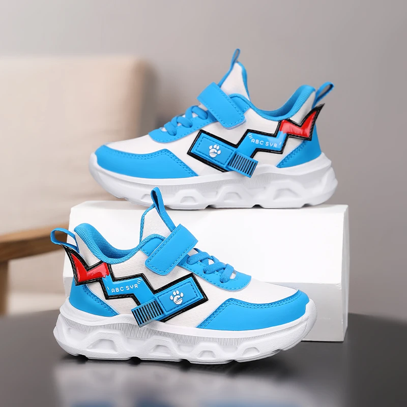 

Autumn Childrens Boy Sneakers New Fashion Mesh Soft Outdoor School Kids Casual Shoes Running Basketball Luxury Boys Sports Shoes