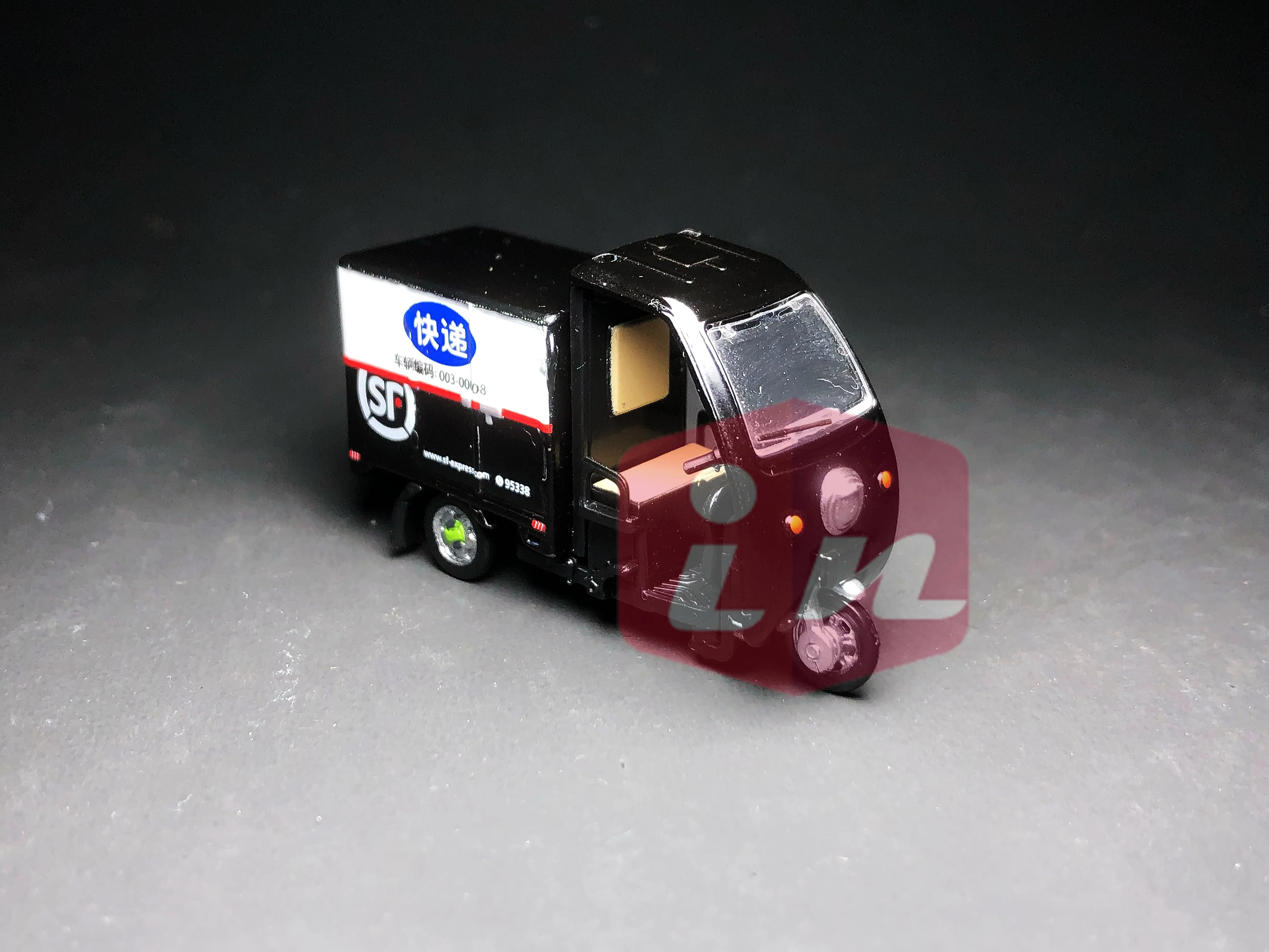 Tiny 1/64 Sf Express Levering Elektrische Driewieler Diecast Model Collection Limited Edition Hobby Speelgoed