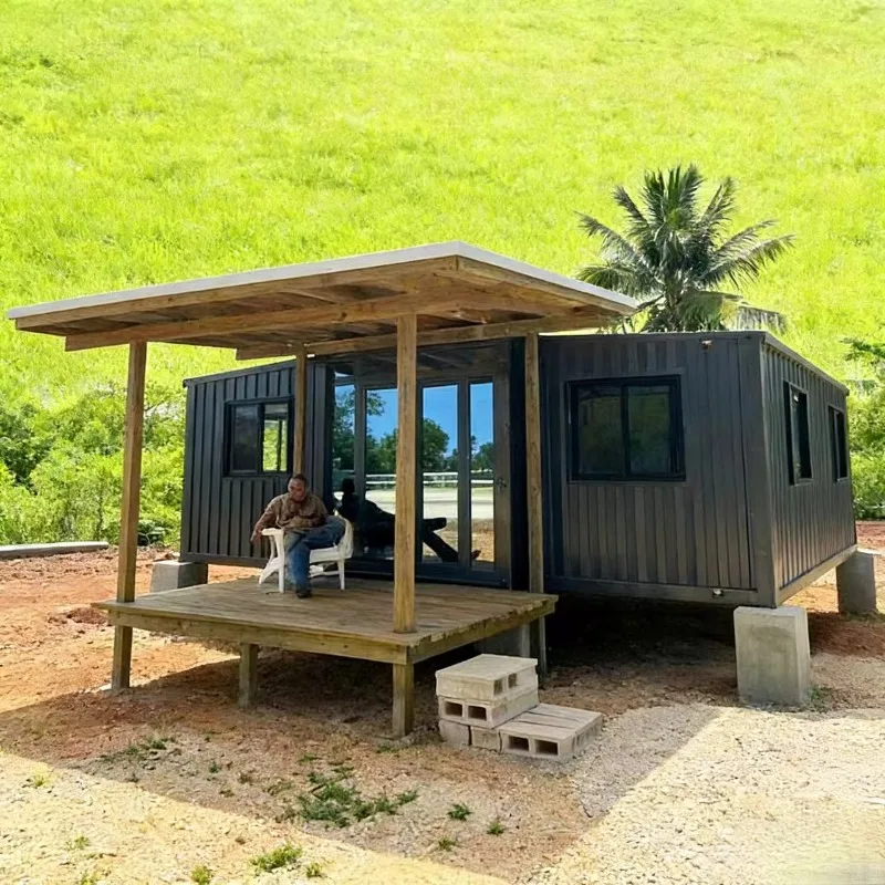 Customized 20ft Prefab Modular Expandable Foldable Home for Remote Site Low Cost Direct Price