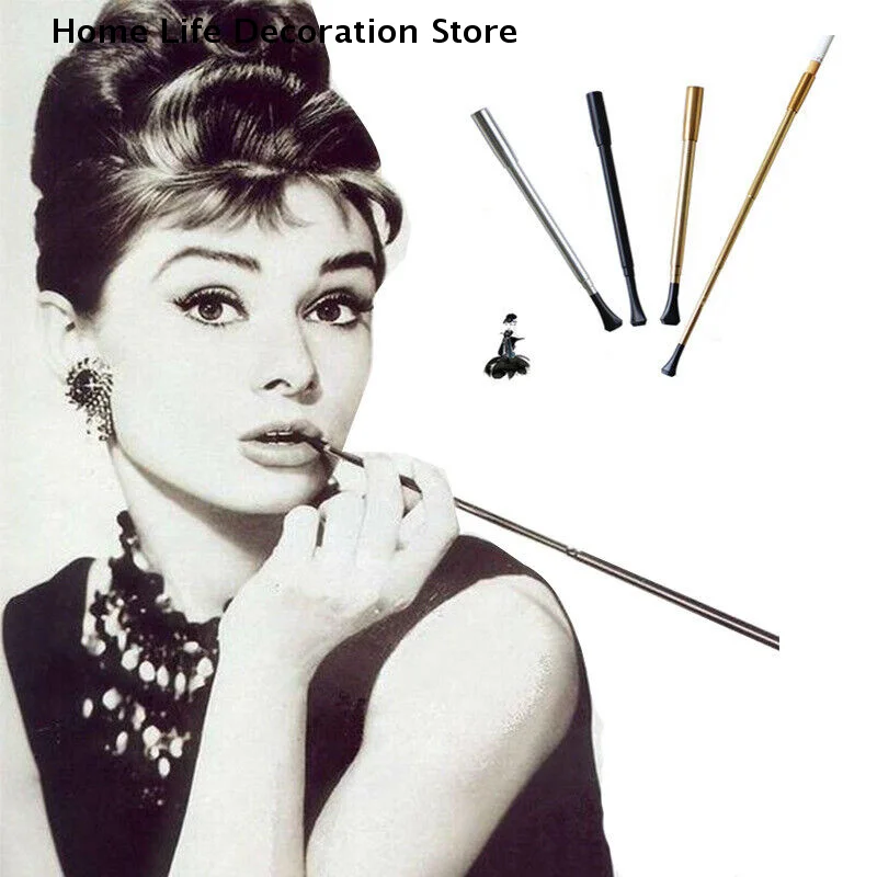 Telescopic Retro Filter Smoking Pipes Hepburn Same Paragraph Cigarette Holder Long Rod Photo Performance Prop Mouthpiece Cigaret