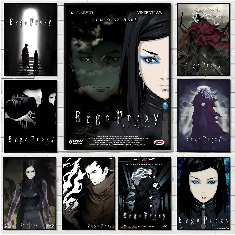

Anime E-Ergo ProxyS Poster HD art poster for home living room bar office decoration sticky, waterproof