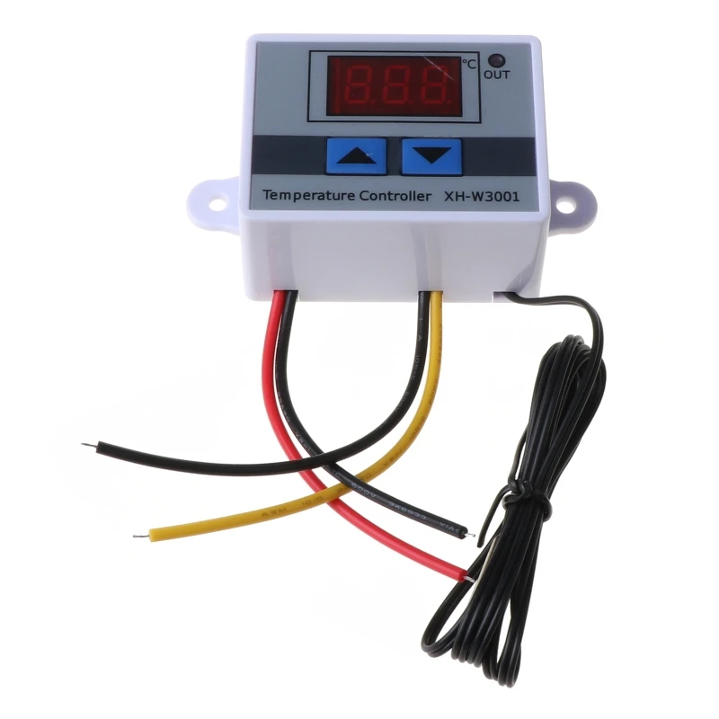 110-220V Ac Digital LED Temperature Controller Xh-W3001 for Incubator Cooling Heating Switch Thermostat Max 10A DropShipping