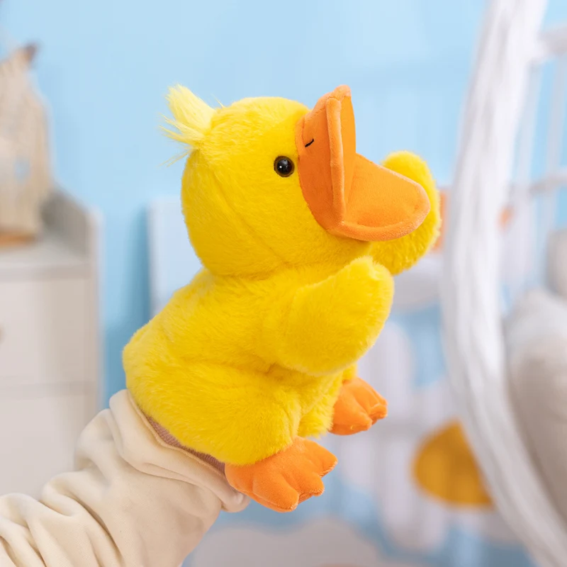 Sheep Duck Plush Toys Animal Hand Puppet Stuffed Doll Storytelling Props Kids Toys Creative Gifts Birthday Gift For Kids Friend