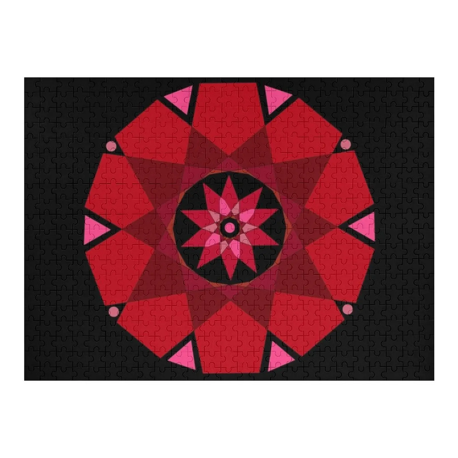 

Geometric Mandala 1 Jigsaw Puzzle Toys For Children Customized Photo Personalised Name Wooden Jigsaws For Adults Puzzle