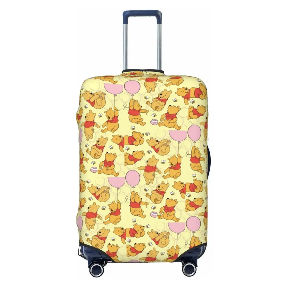 

Custom Cartoon Winnie The Pooh Cute Luggage Cover Elastic Manga Travel Suitcase Protective Covers Fits 18-32 Inch