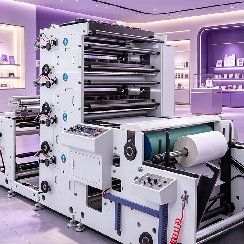 3-Color Flexo Printer with Simple Maintenance Design for Reduced Downtime
