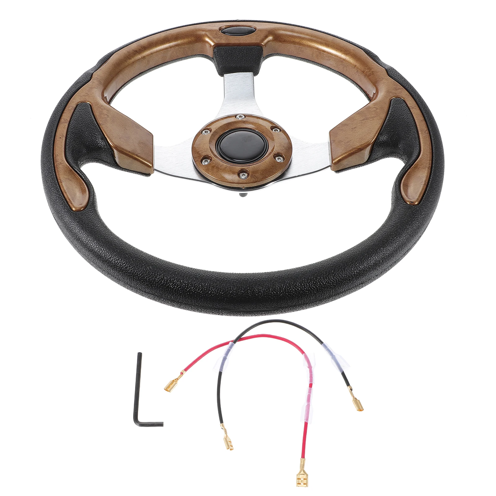 

Racing Steering Wheel Universal Lightweight Anti Rust PU Cover Removable Quick Release for Car Stylish Accessories