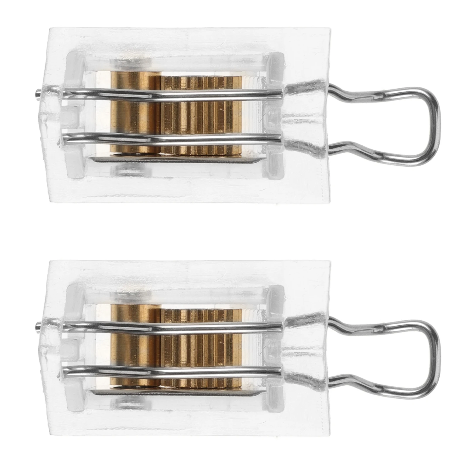 

2pcs Curtain Locks Window Blinds Hardware Parts Transparent ABS Cord Lock Mechanism Rustproof Durable for Shade