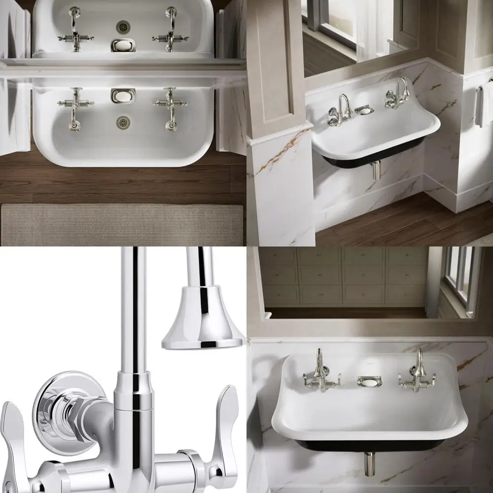 

Polished Chrome Triton Cannock Sink Mixer Tap, 730T70-4AJR Model