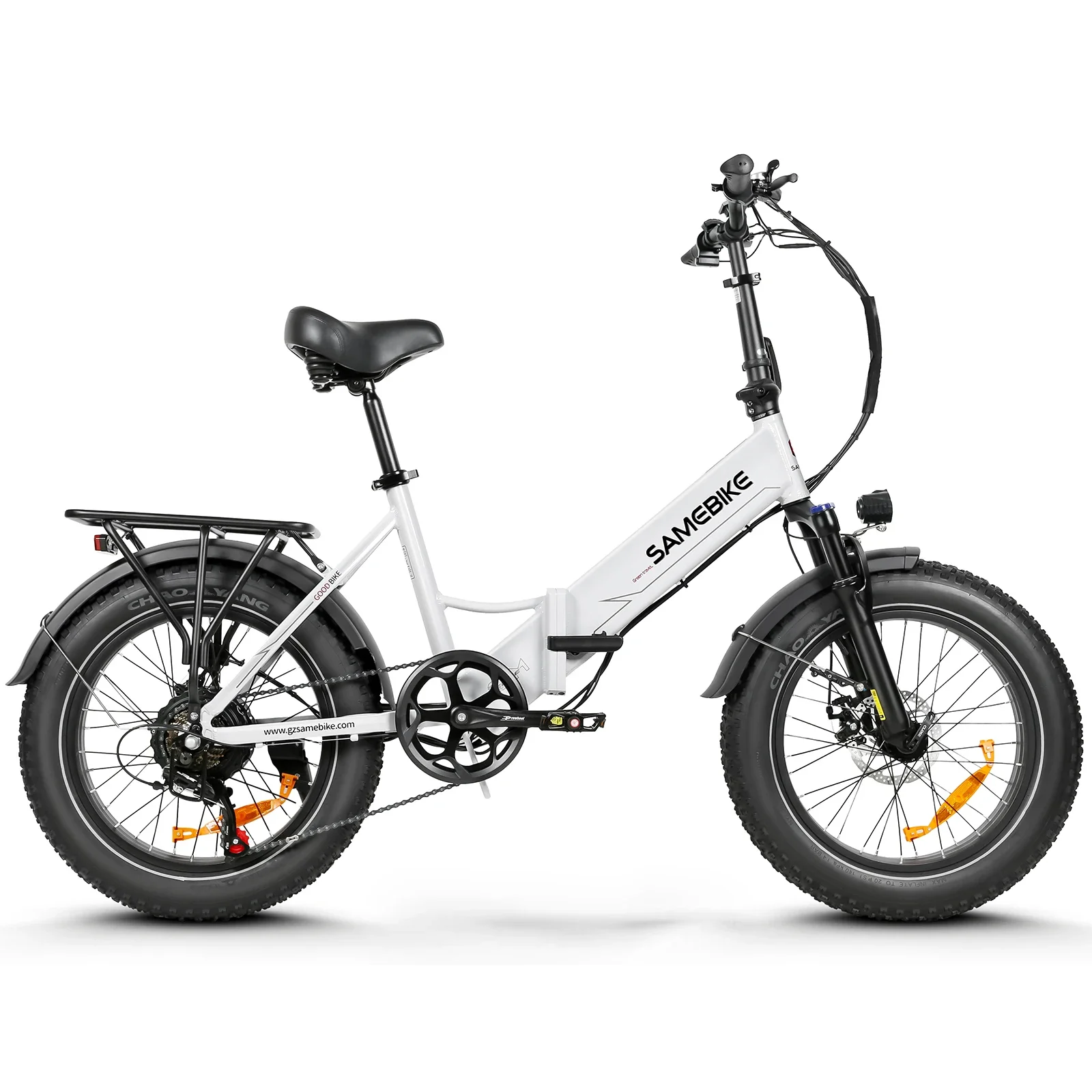 AliExpress samebike LOTDM200-II Adult electric bike 750W City ebike 48v13Ah Foldable E-bike 20 inches fat tire E-Mountain bike