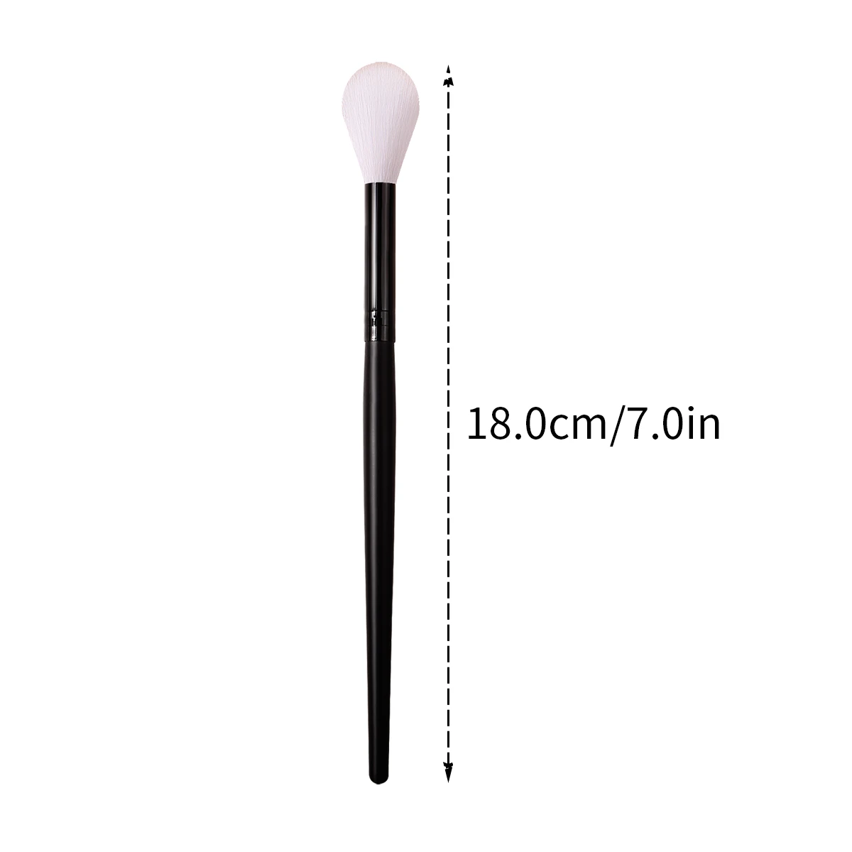 1ชิ้น kuas Rias ทรงเปลวไฟไฮกลอสจมูกอายแชโดว์แปรงปัดอายชาโดว์แปรงคอนซีลเลอร์อเนกประสงค์แปรง kuas Rias